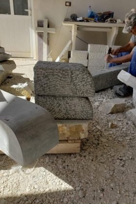 πελεκισμα -σκαλισμα-πέτρας