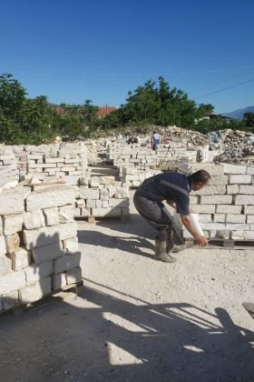 προετιμασία πέτρας παλέτες